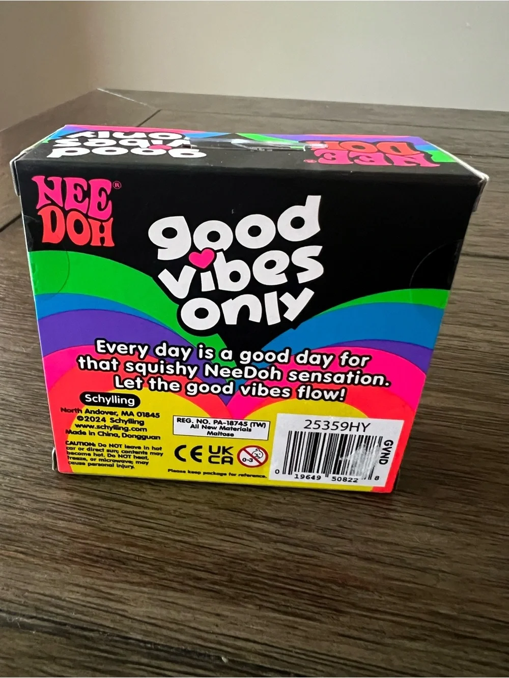 AUTHENTIC Schylling NeeDoh - BUNDLE (Good Vibes Only Hearts) (set of 3)